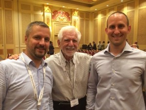 CryptTalk founders with Martin Cooper