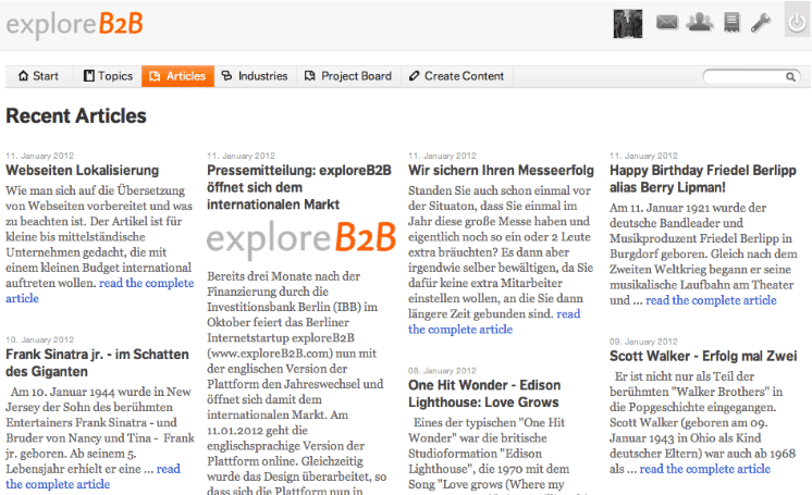 German B2B communication platform exploreB2B goes international