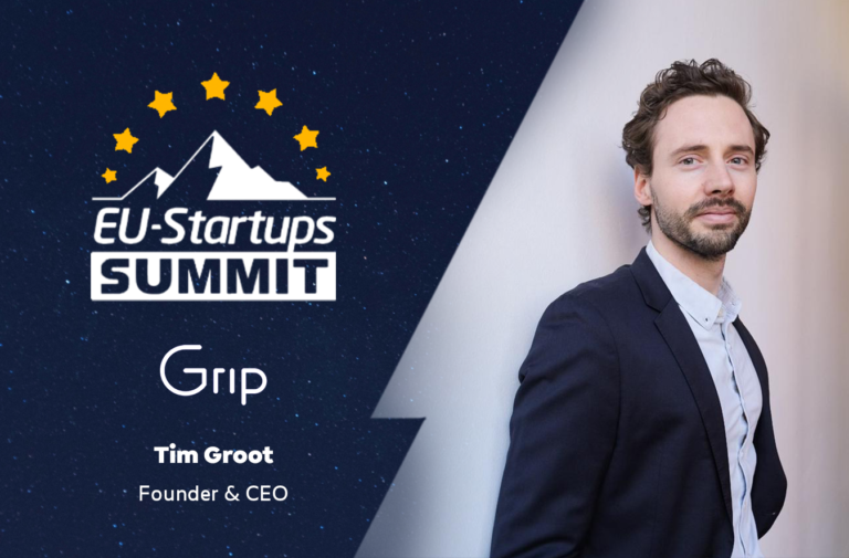 Grip CEO and Founder Tim Groot will speak at our EU-Startups Summit on May 12-13 in Barcelona