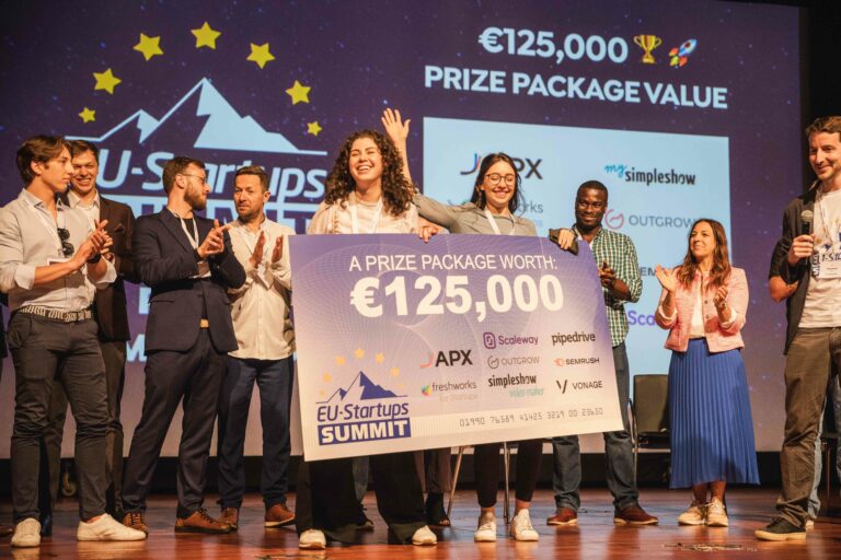 Pitch on stage at this year’s EU-Startups Summit on April 20-21 in Barcelona – compete for a €160k Prize Package!