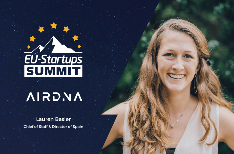 Lauren Basler, Chief of Staff & Director of Spain at AirDNA, will speak at this year’s EU-Startups Summit!