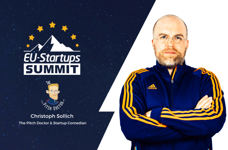 The Pitch Doctor, Christoph Sollich, will speak at this year’s EU-Startups Summit!