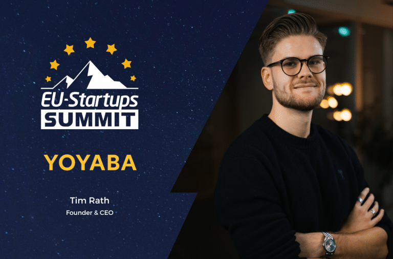 Tim Rath, Founder & Managing Director of YOYABA, will speak at this year’s EU-Startups Summit!