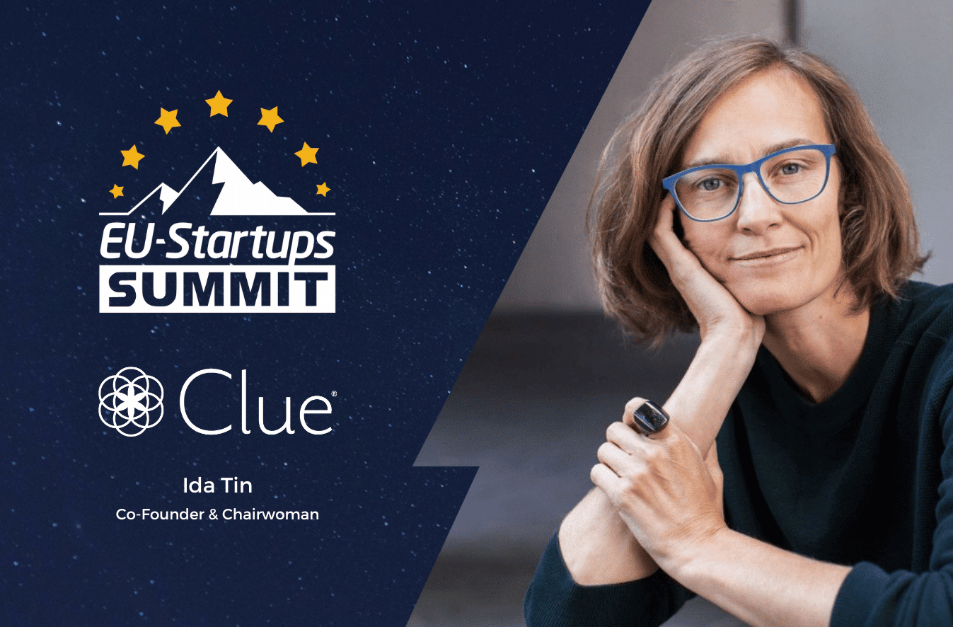 Ida Tin, Co-Founder and Chairwoman of Clue, will speak at this year’s EU-Startups Summit!