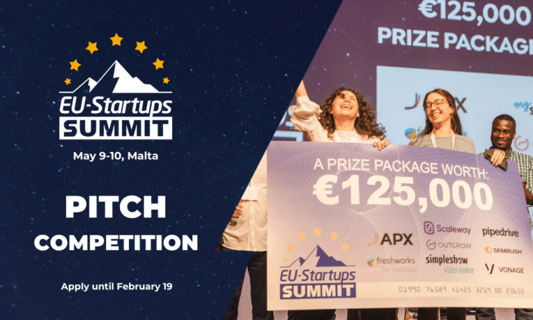 Apply now to join this year’s EU-Startups Pitch Competition – Prize Package worth €390k up for grabs!