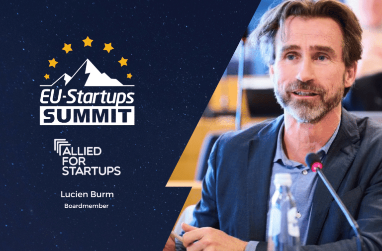 Lucien Burm, Board member at Allied for Startups, will speak at this year’s EU-Startups Summit!