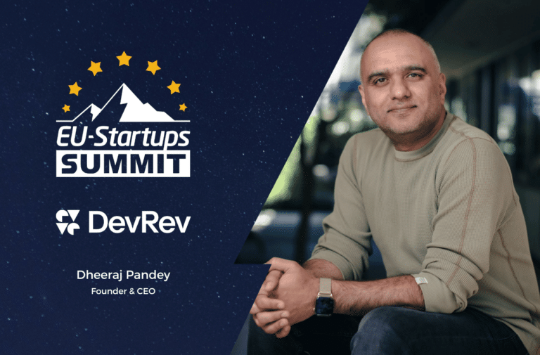 Dheeraj Pandey, Co-founder & CEO at DevRev, will speak at this year’s EU-Startups Summit!