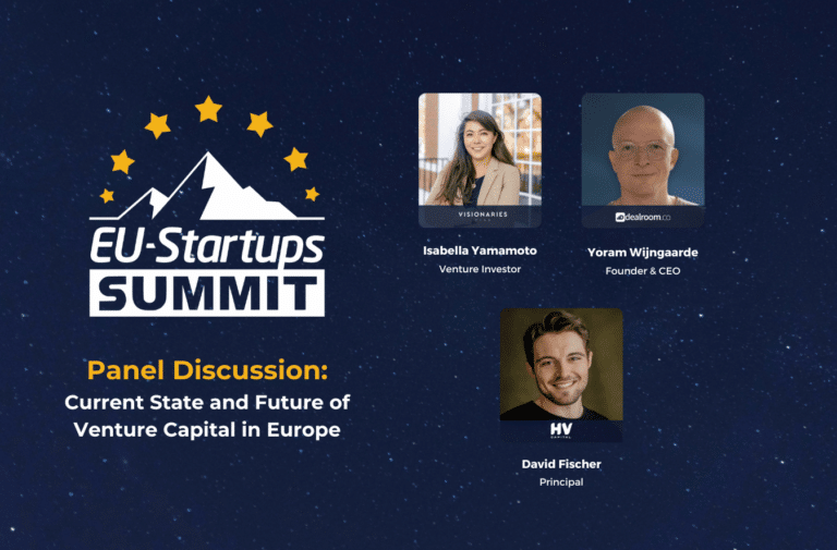 Meet the speakers of our “Current State and Future of Venture Capital in Europe” panel discussion at this year’s EU-Startups Summit