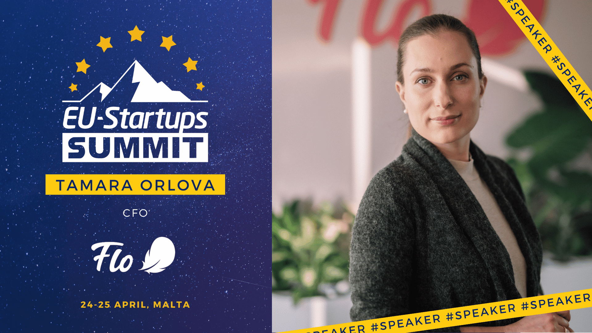 Tamara Orlova, CFO at Flo Health Inc, will speak at the EU-Startups Summit 2025!