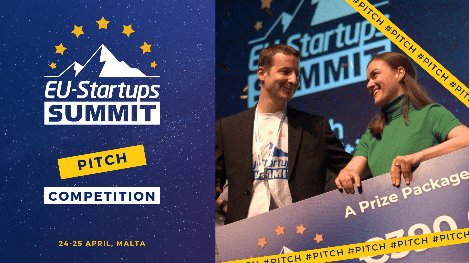 Apply now for your chance to join the finals of our big Pitch Competition at this year’s EU-Startups Summit
